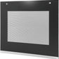 Bosch Cooker Oven Door Glass Front Panel Stainless Steel with Glued Plastic Profiles 00776107