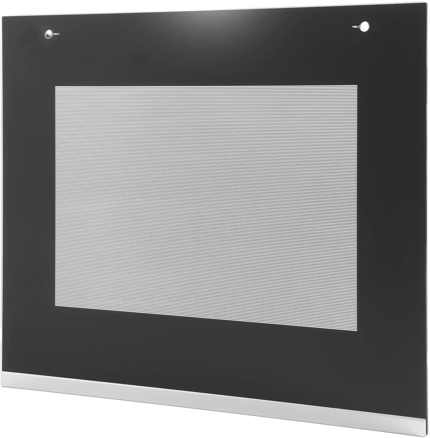 Bosch Cooker Oven Door Glass Front Panel Stainless Steel with Glued Plastic Profiles 00776107