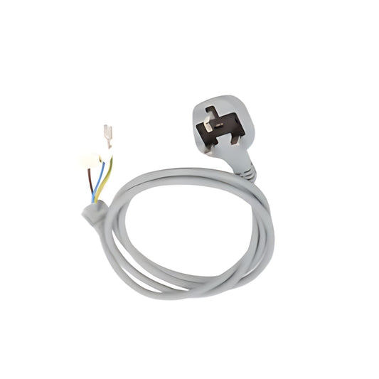 Bush Logik Washing Machine Power Cord UK Plug Grey 32017185