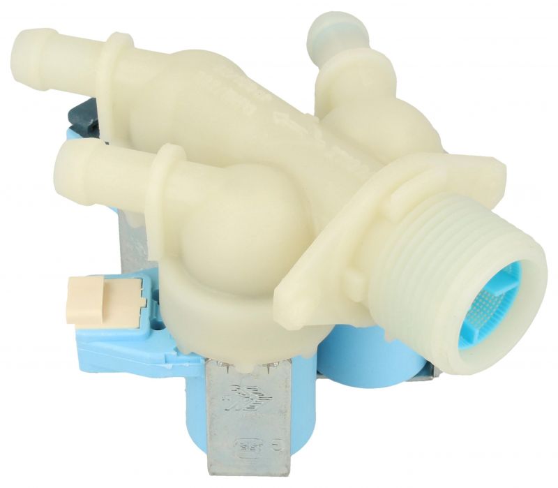 Beko Cold Water Triple Solenoid Inlet Valve : 180Deg. With Protected Push Connectors C00864967
