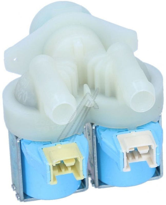 Beko Cold Water Double Solenoid Inlet Valve : 180Deg. With 12 Bore Outlets & Protected (push) Connectors C00864970
