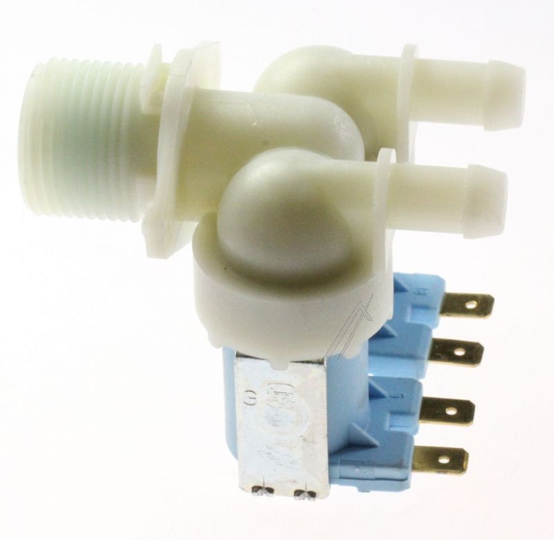 Beko Cold Water Double Solenoid Inlet Valve : 180Deg. With 12 Bore Outlets C00864971