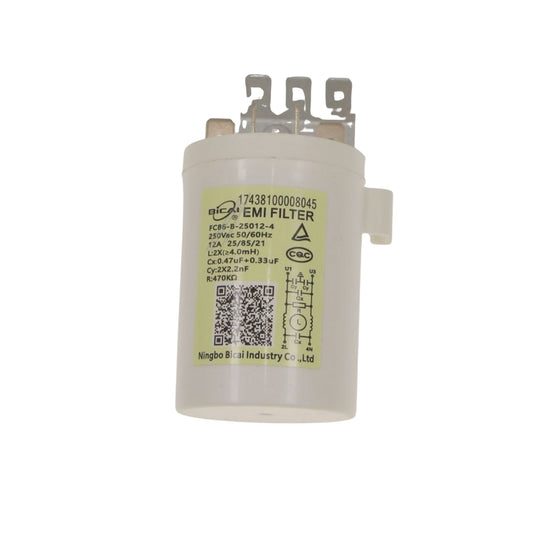 Caple Kenwood Logik Washing Machine Electric Filter Suppressor Assembly 250V (0.47µF + 0.33µF) 7438100008045
