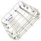 Caple Kenwood Dishwasher Lower Basket Assembly 12976000001463