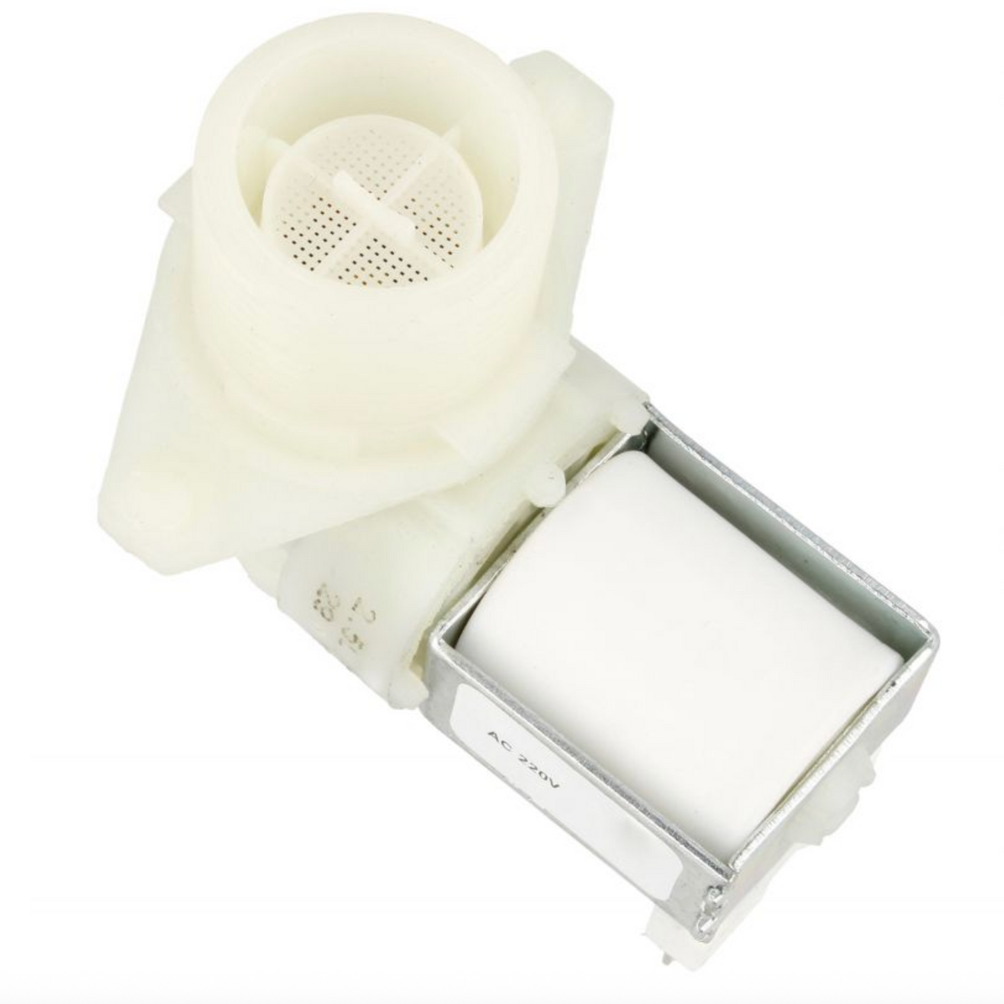 Cookology Dishwasher Cold Water Single Inlet Solenoid Valve 180Deg. With 12 Bore Outlet 17476000001144