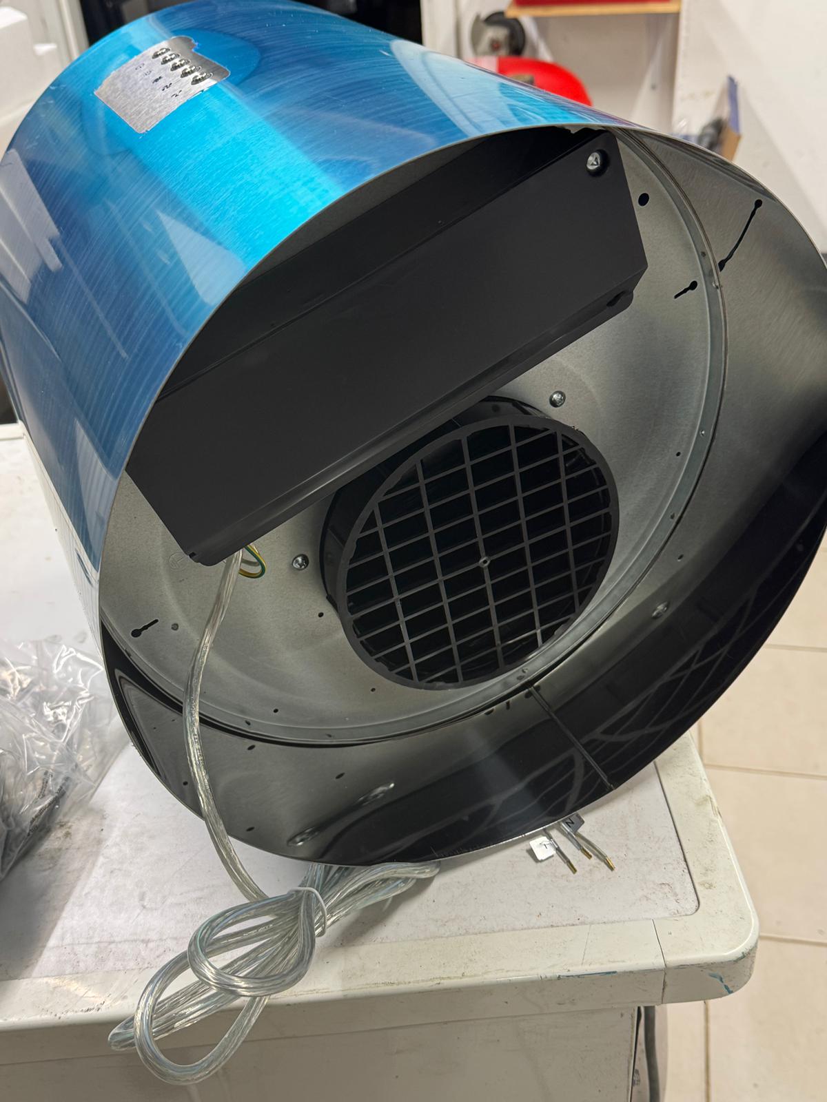 Cookology HICYL351SS Cooker Hood Extractor Kitchen Island Ceeling Cylinder Complete Unit 190W 240V 50Hz