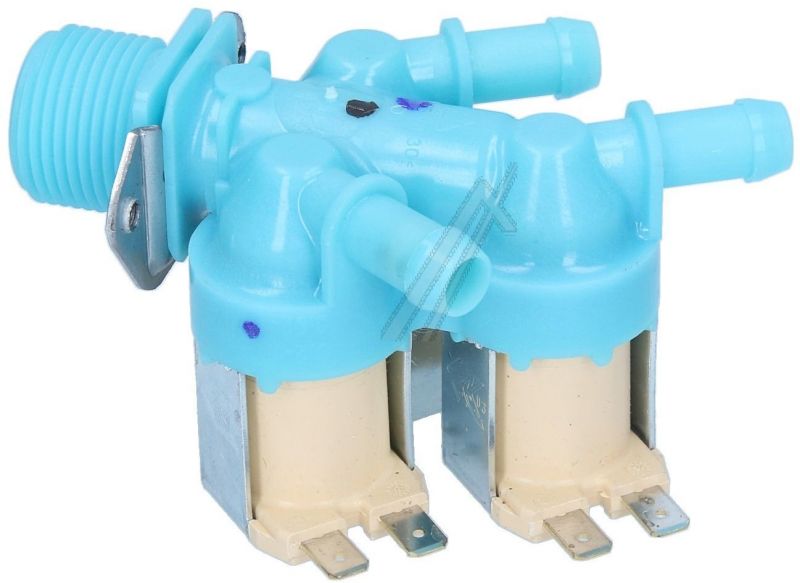 Samsung Cold Water Triple Solenoid Inlet Valve : Elbi C-451/20-B18 180Deg. 12 Bore Outlets / Tag Fit DC6200233B