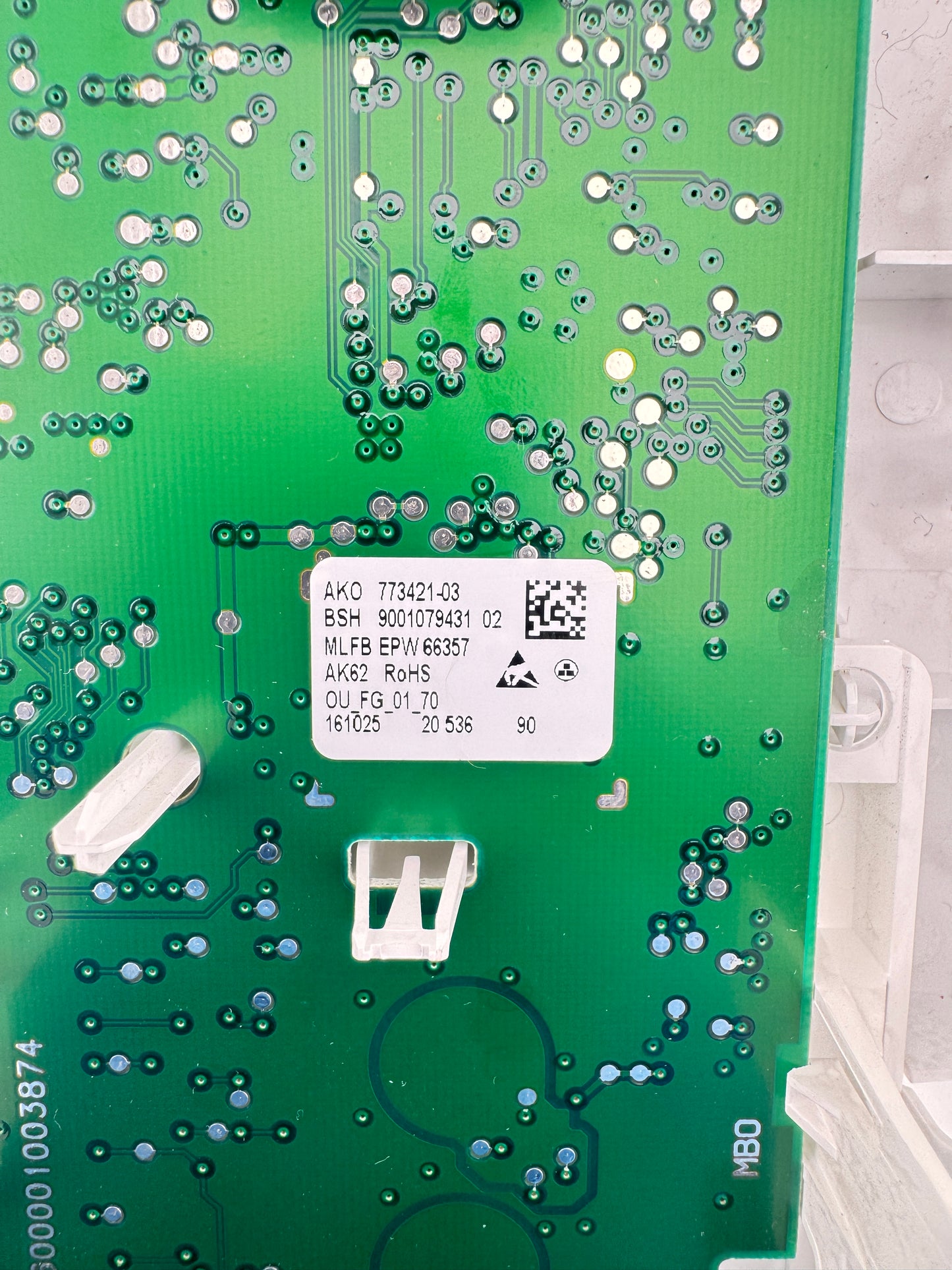 Display Board with PCB for Bosch WAN28050GB/05 Programmed