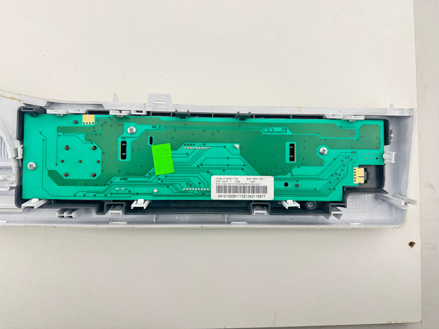Display Board with PCB for Hotpoint WMFG 741P UK Programmed C00293592 482000032025