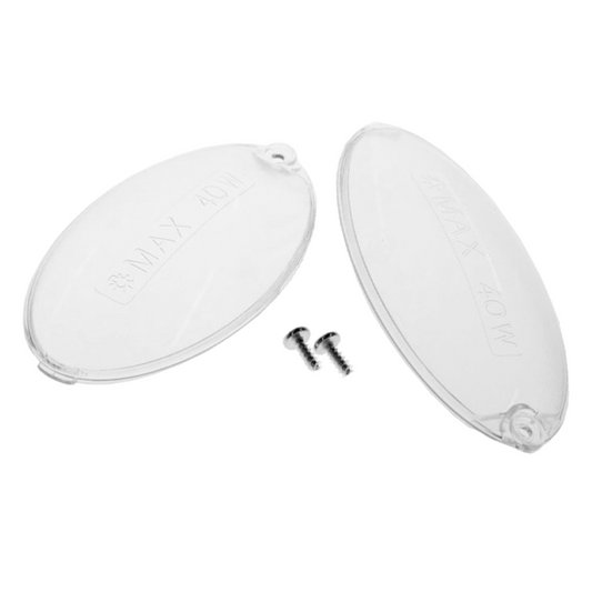 Dominox Faber Franke Rangemaster Cooker Hood Extractor Lamp Cover Light Diffuser 100x50 mm (Pack Of 2) 1330058595