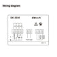 Elitech UEK-3030 White Fascia Digital Temperature Controller Cooing Defrosting and Fan Control Outputs With Temperature and Defrosting Sensor Probe, Touch Key