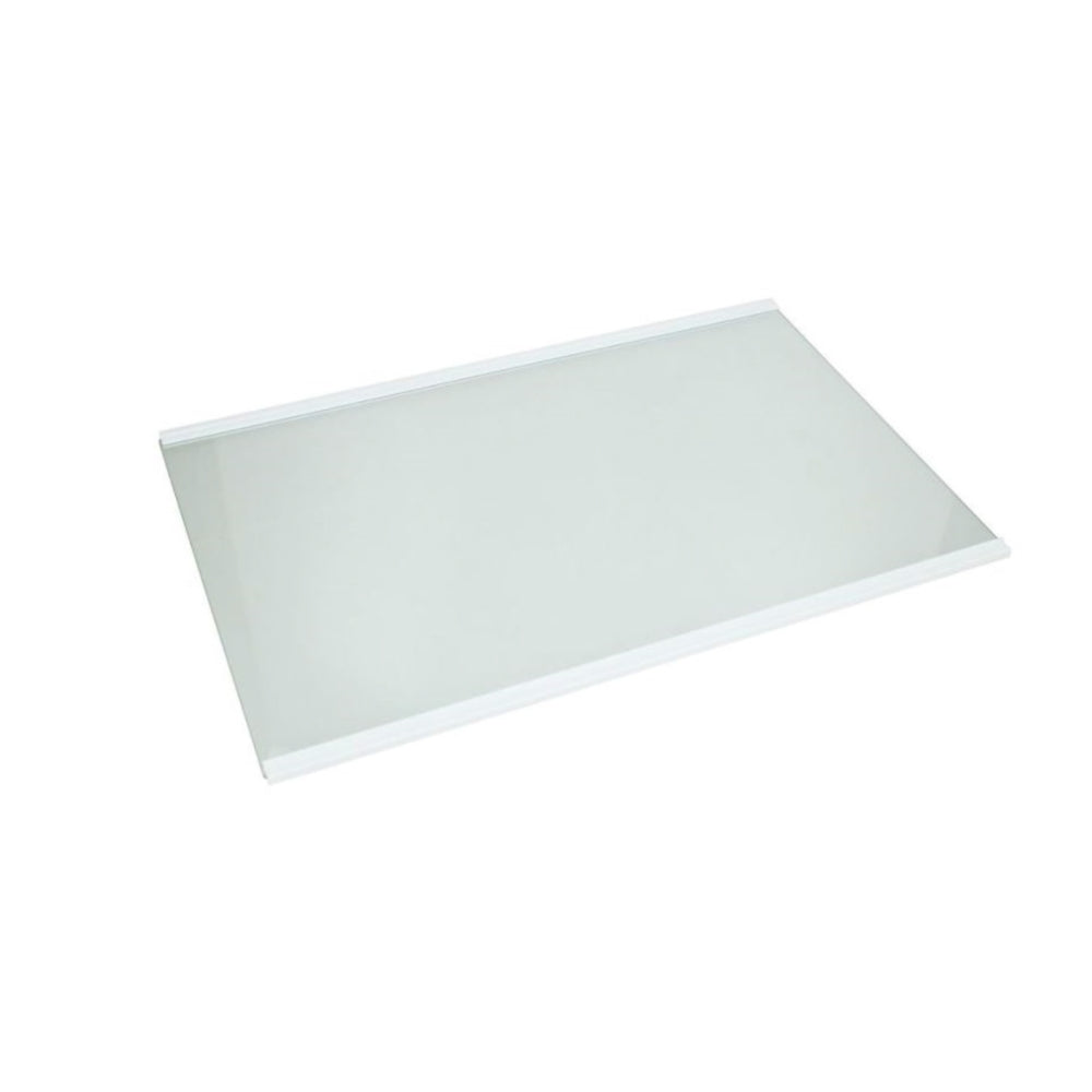 Fridgemaster Hisense Logik Refrigerator Fridge Freezer Glass Panel Shelf With Trims 455x300mm HK2003402