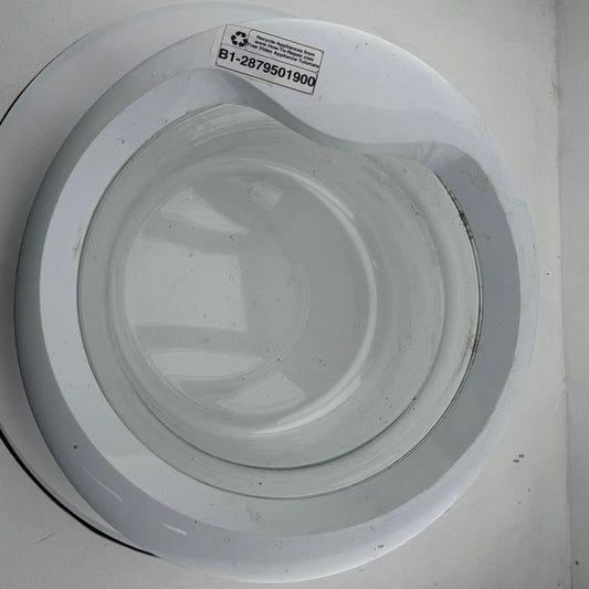 Beko Washing Machine Door Assembly, Including Hinge
