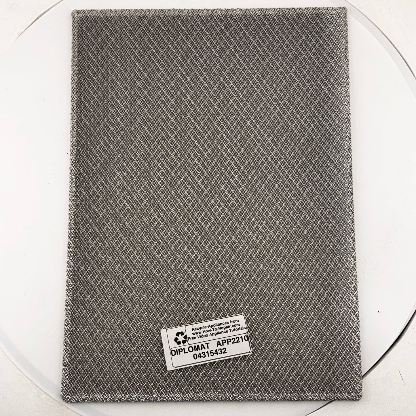 Hygena Diplomat Cooker Hood Extractor Grease Filter Mesh - Aluminium : 420x300mm
