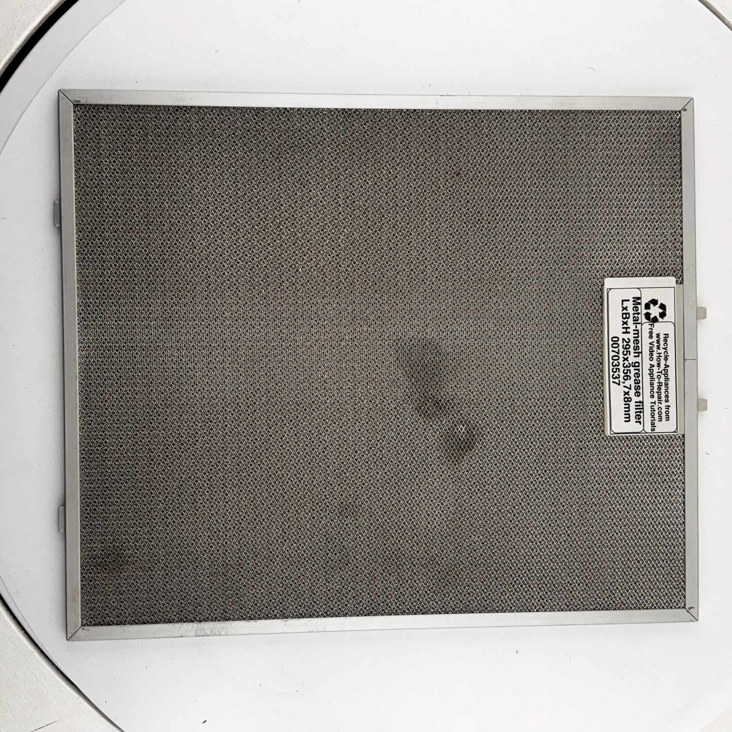 Cooker Hood Metal Grease Filter 350 x 295 mm 00703537 Bosch Neff Siemens