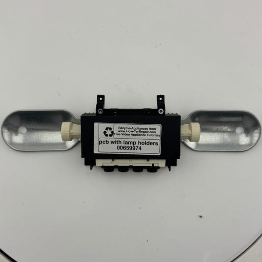 Bosch Neff Siemens Extractor Cooker Hood Control Panel PCB Button With Lamp Holders 00659974