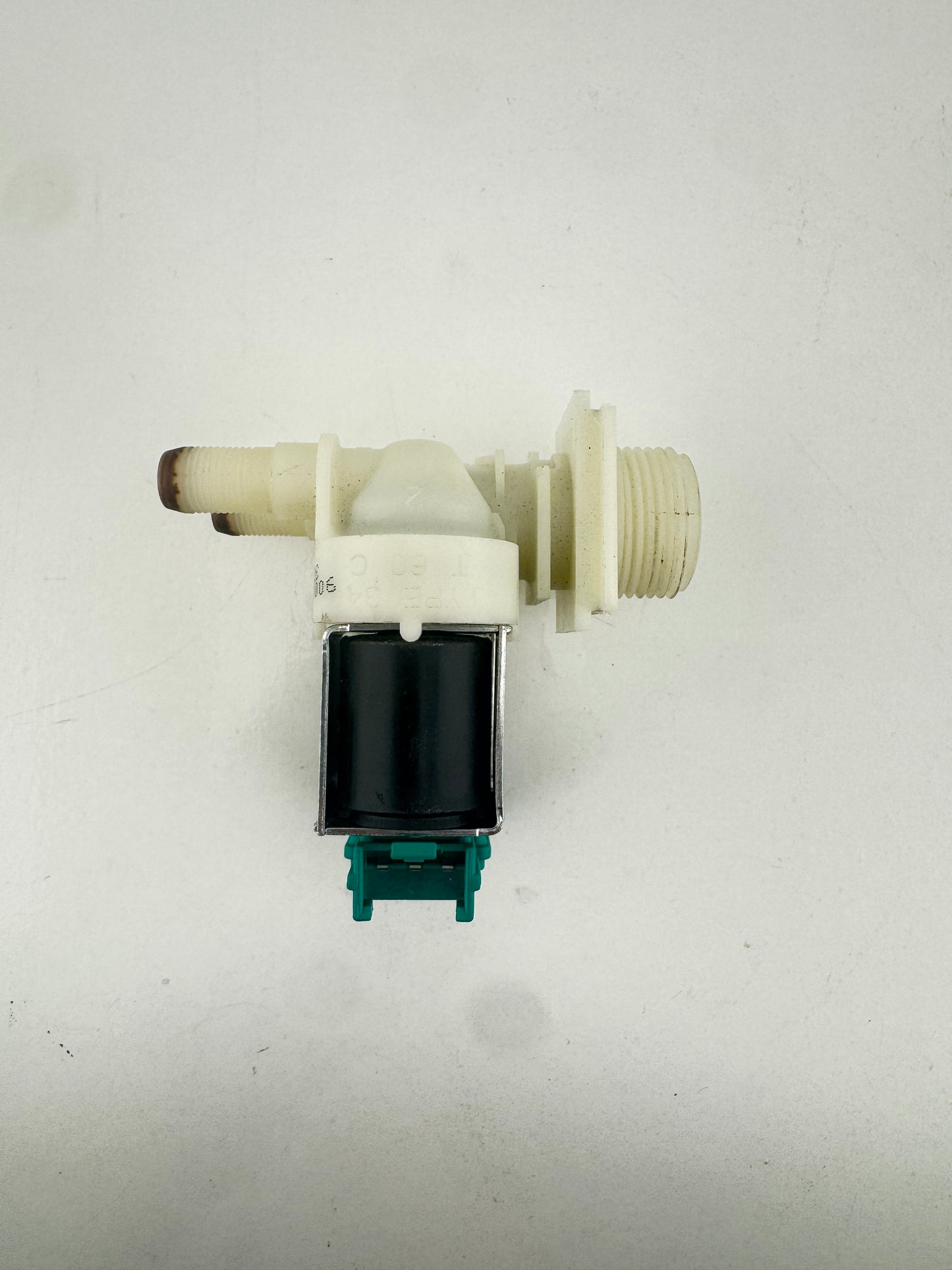 Genuine 00428210 Washing Machine Cold Water Double Solenoid Inlet Valve : 180Deg. With 10.5 Bore Outlets