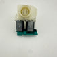 Genuine 00428210 Washing Machine Cold Water Double Solenoid Inlet Valve : 180Deg. With 10.5 Bore Outlets