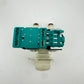 Genuine 00428210 Washing Machine Cold Water Double Solenoid Inlet Valve : 180Deg. With 10.5 Bore Outlets