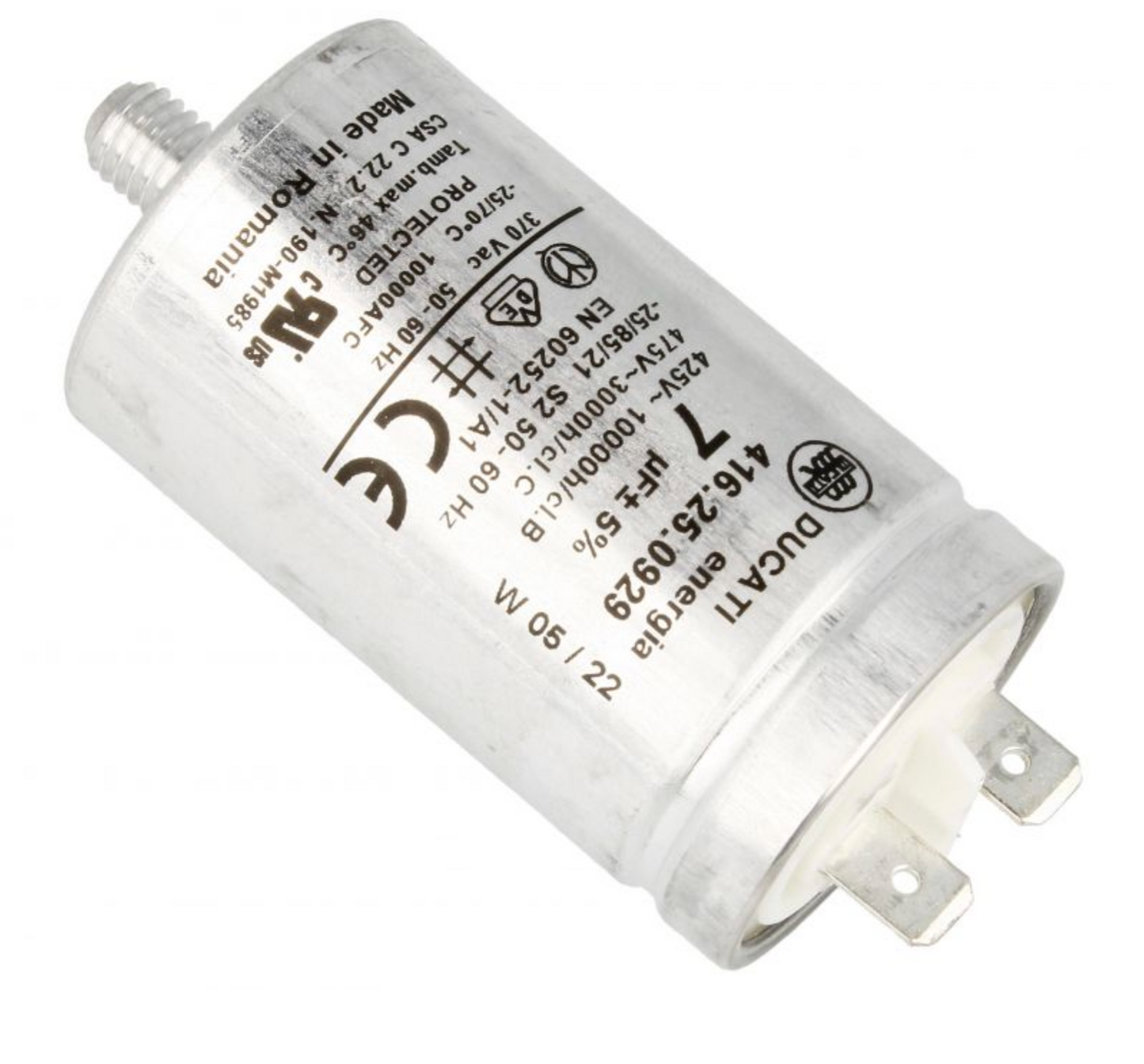 Hoover Candy 7.5UF Microfarad MFD Start Run Motor Capacitor 09069857 41039164