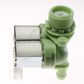 Hoover Cold Water Double Inlet Solenoid Valve : 180Deg. With 12 Bore Outlets & Protected (push) Connector Pins 41018989