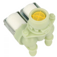 Hoover Cold Water Double Solenoid Inlet Valve : 180Deg. With Bore: 11.5 Bore Outlets & Protected (push) Connectors 41040283