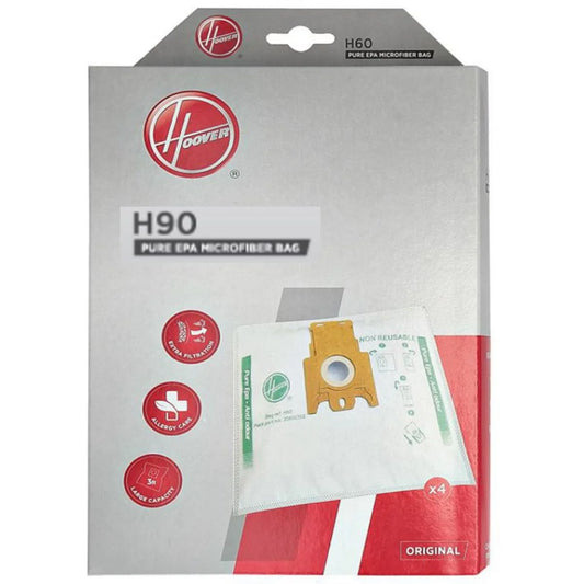 Hoover H-Energy 300 H90 EPA Dust Bag (Pack Of 4)