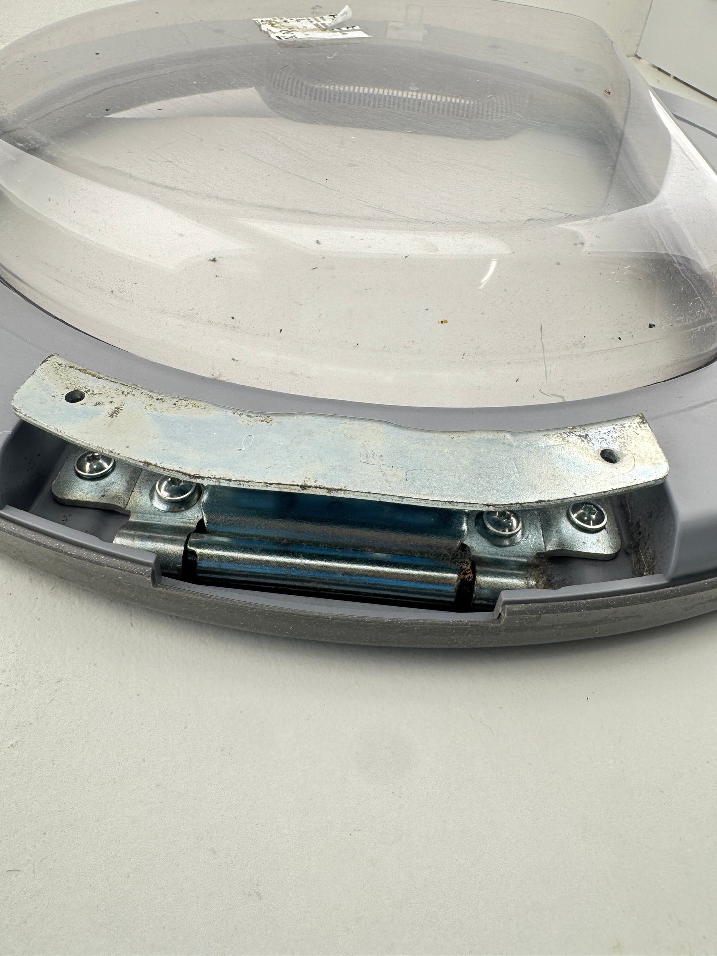 Door Assembly For Hotpoint TCFS73BGG UK with Hinges