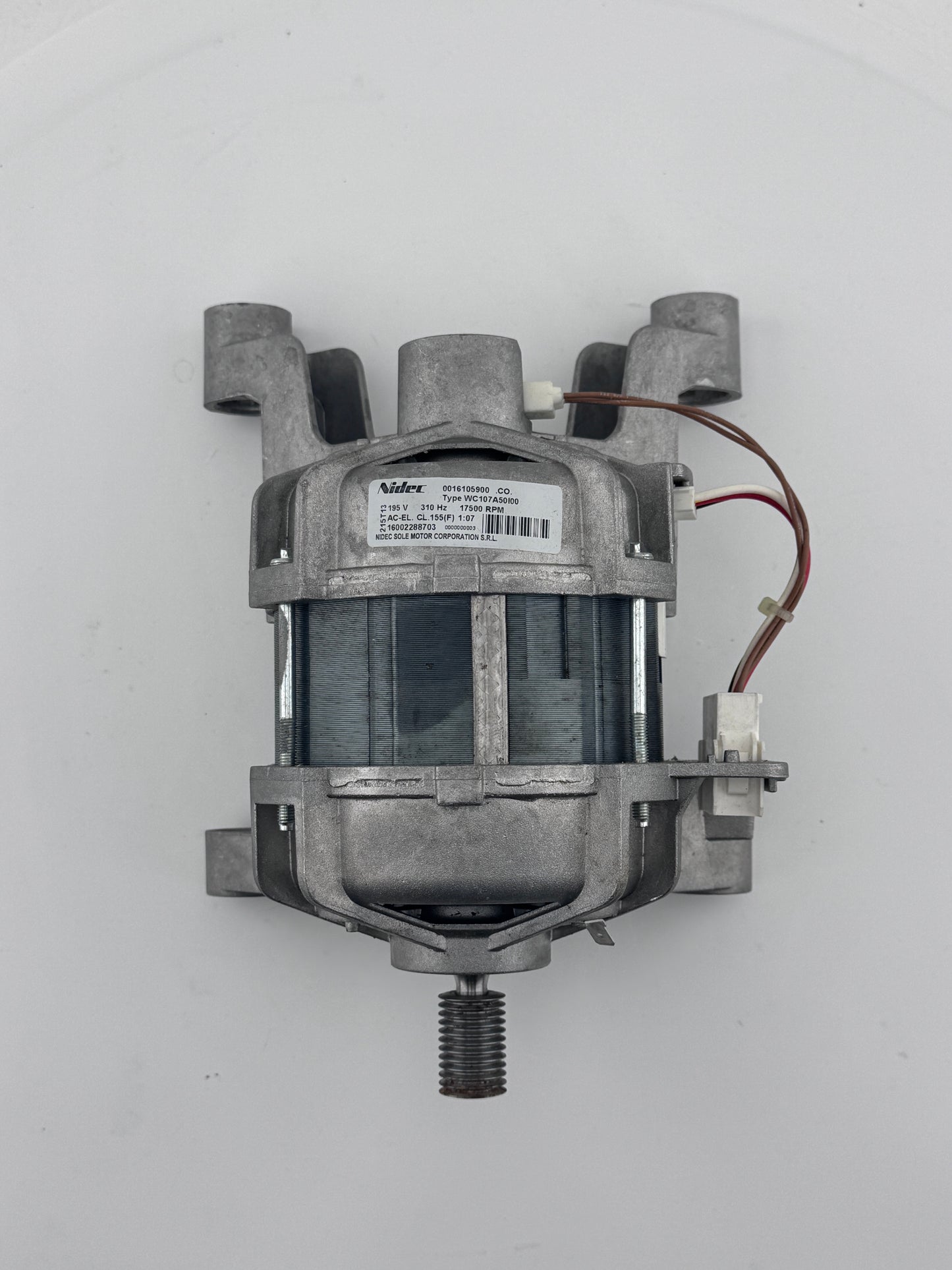 Merloni (Indesit Group) Motor : Nidec Sole 0016105900 Type WC107A50100 17500RPM C00196979