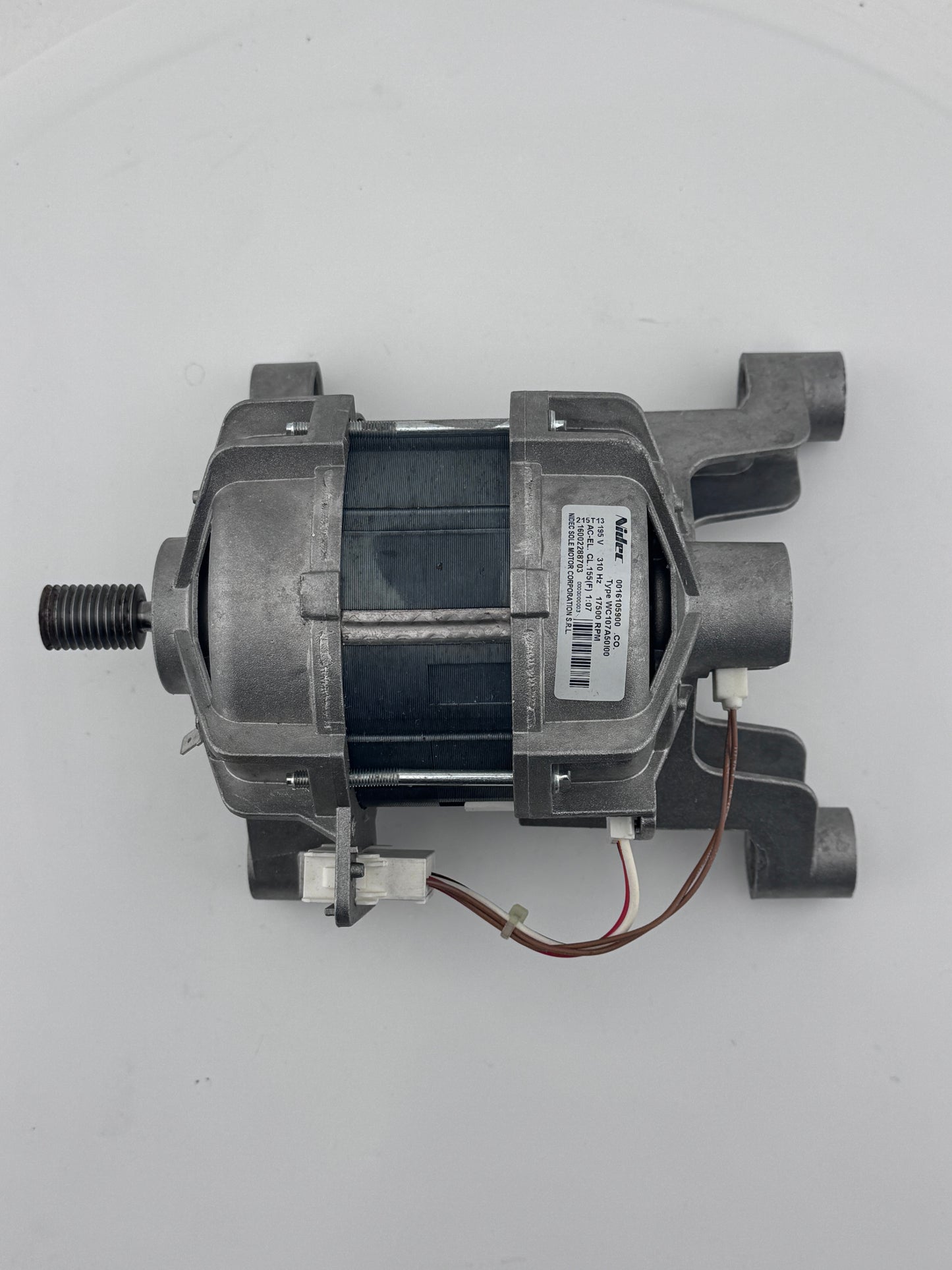 Merloni (Indesit Group) Motor : Nidec Sole 0016105900 Type WC107A50100 17500RPM C00196979