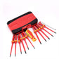 Repair Tools Kit 13pcs 1000V Changeable Insulated Screwdrivers Set with Magnetic Slotted Bits