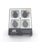 Universal Black 40mm Cooker Control Knob Pack of 4 with Decal Set
