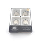 Universal Stainless Steel 48mm Cooker Control Knob Pack of 4 with Decals