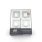 Universal White Knob Kit 35mm Pack of 4 (no decals)