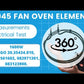 Belling Diplomat New World Stoves Cooker Fan Oven Element 1600W - 081561602