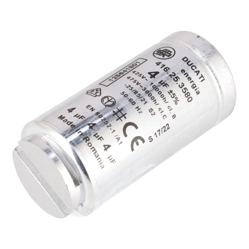 Electrolux Group Running Motor Capacitor : 4uf 2TAG 1256418011