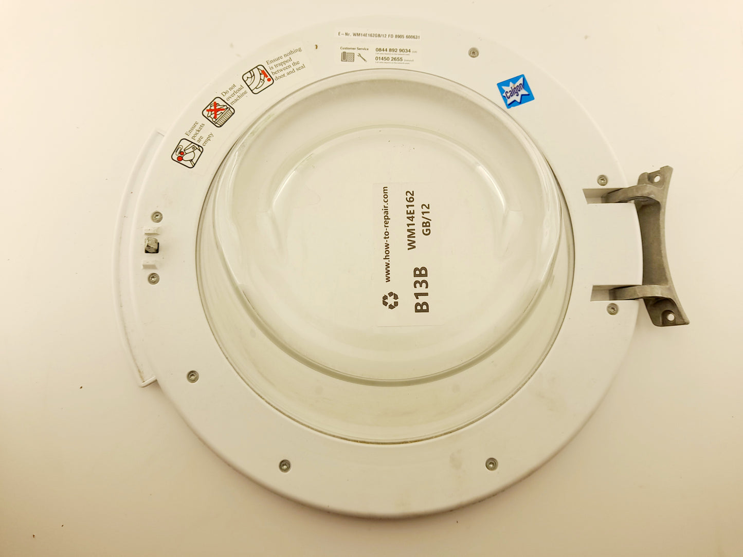 Washing machine Door Complete With Hinge Siemens WM14E162GB