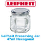Leifheit Preserving Jar 47ml Hexagonal