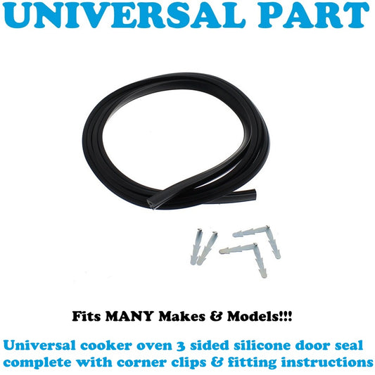 Universal 3 Sided Cooker Oven Door Seal