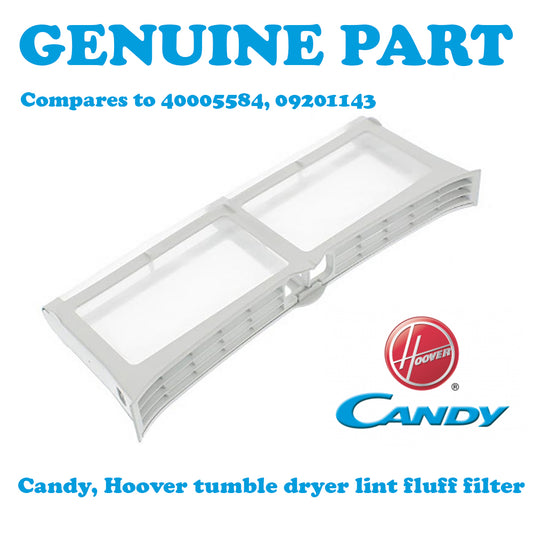 Candy Hoover Tumble Dryer Lint Fluff Filter 40005584
