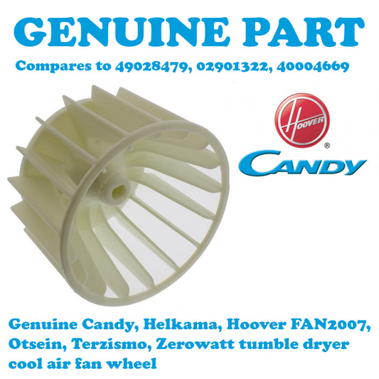 Candy Hoover Zerowatt Tumble Dryer Fan