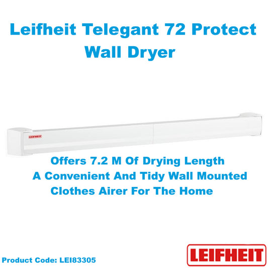 Leifheit Telegant 72 Protect Wall Clothes Dryer