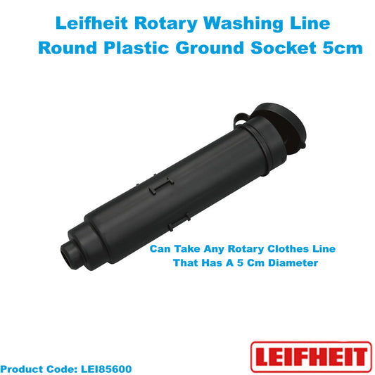 Leifheit Rotary Dryer Plastic Ground Socket 5cm