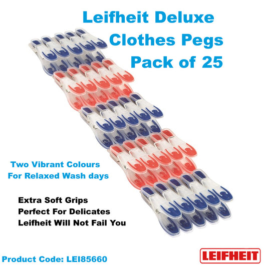 Leifheit Deluxe Clothes Pegs Pack Of 25