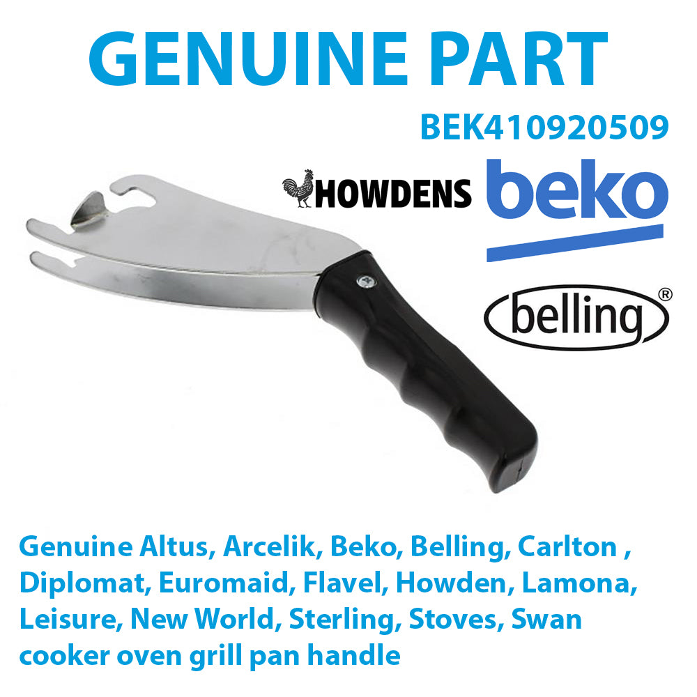 Beko Flavel Leisure Cooker Oven Grill Pan Handle HowToRepair