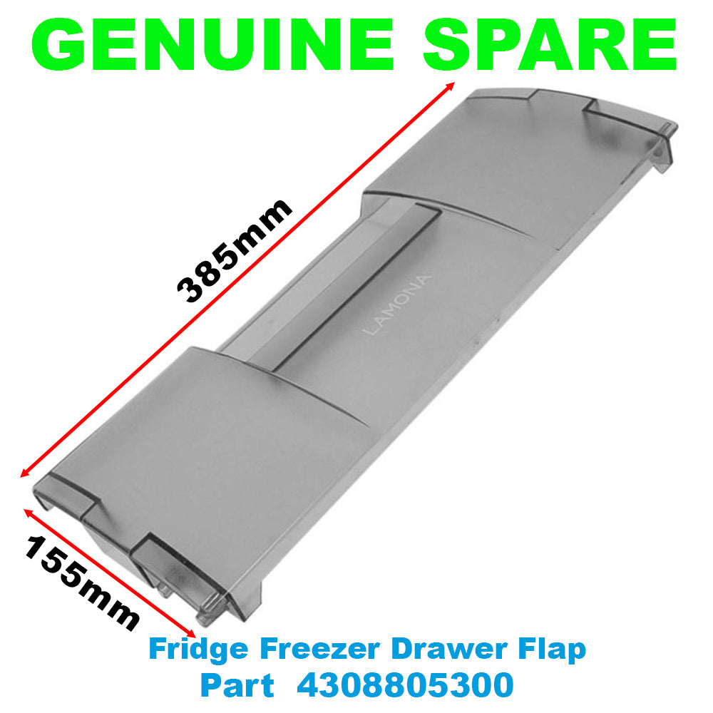 Beko HDA Howden Lamona Fridge Freezer Top Drawer Cover Flap HowToRepair