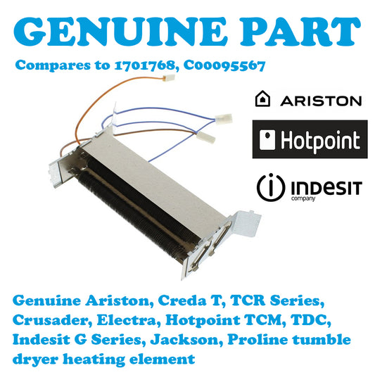 Ariston Creda Crusader Hotpoint Indesit Proline Tumble Dryer Heater