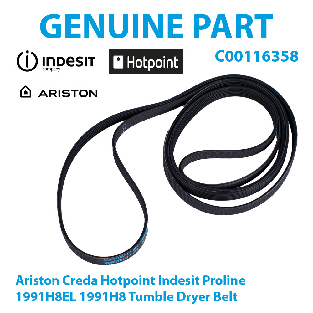 Cinghia Tamburo Asciugatrice Courroie Crantéé 5PJ 1880 Compatible ...
