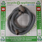 Washing Machine Drain Hose 19mm End With Right Angle End 30mm C00142206