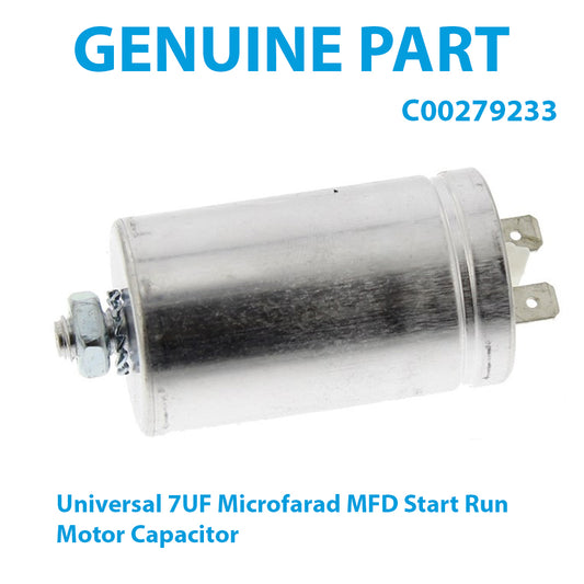 Universal 7UF Microfarad MFD Start Run Motor Capacitor Tumble Dryer Etc
